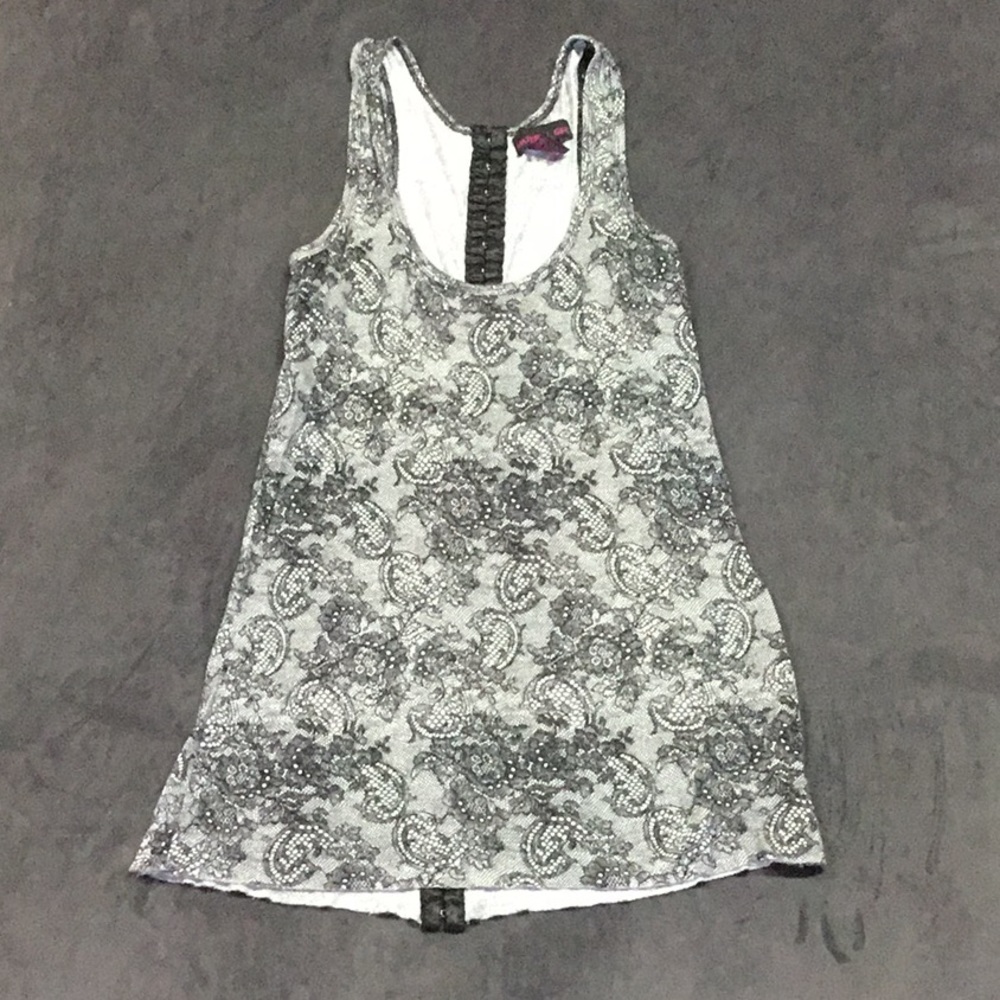 Paisley print tank